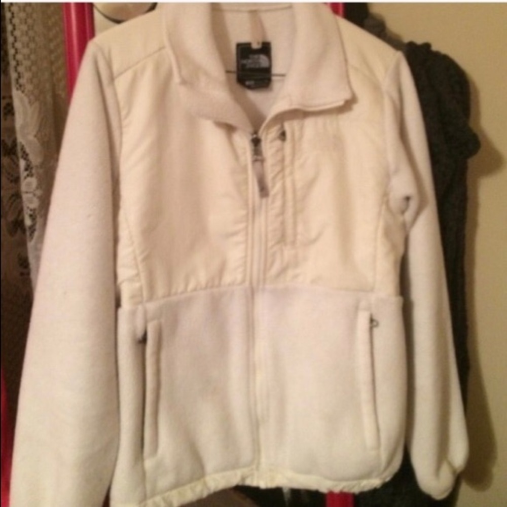The North Face cream jacket
